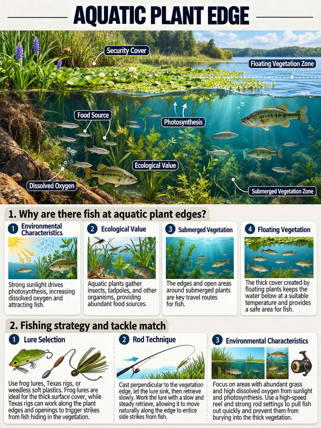 aquatic plant edge fishing 5