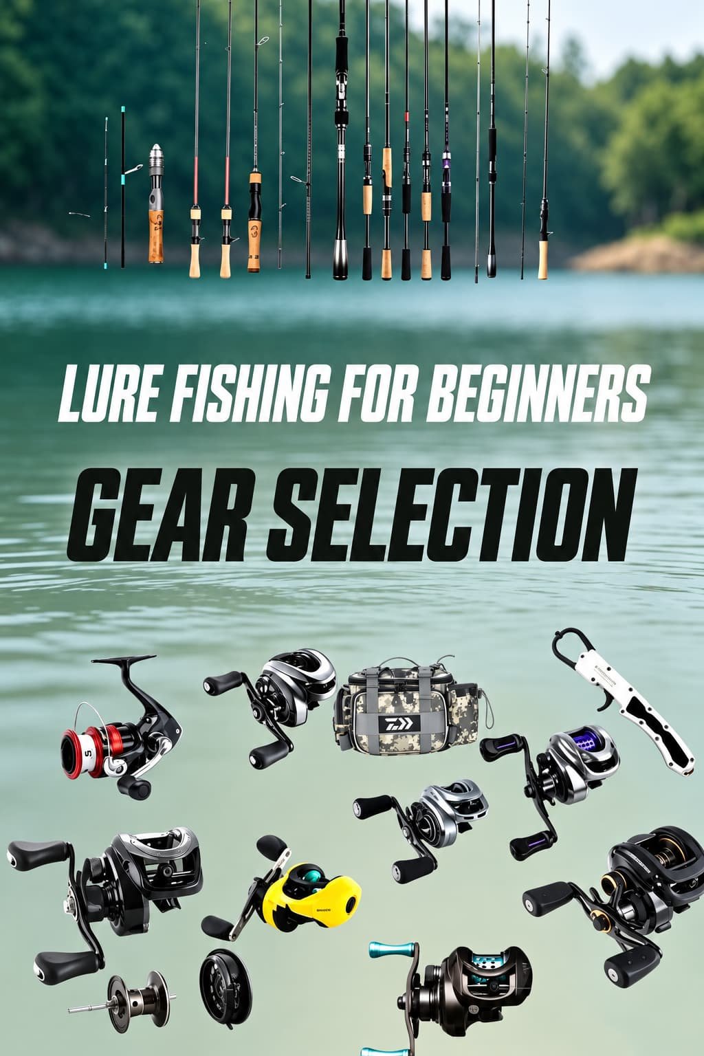beginner lure fishing gear selection 1