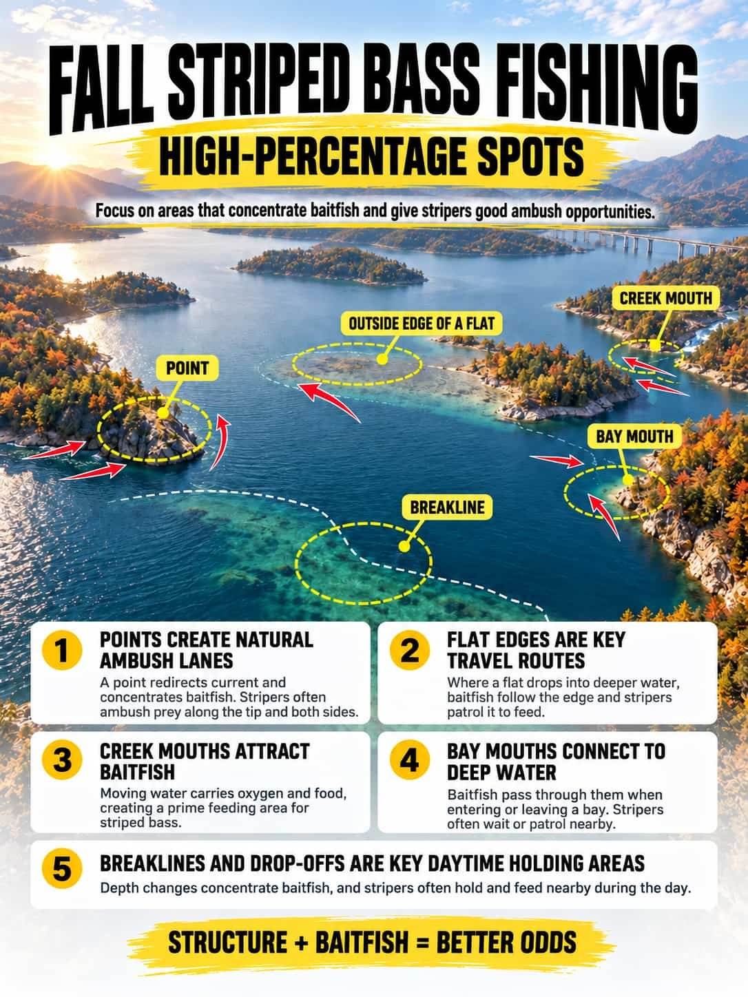 best fall striped bass fishing spots 4