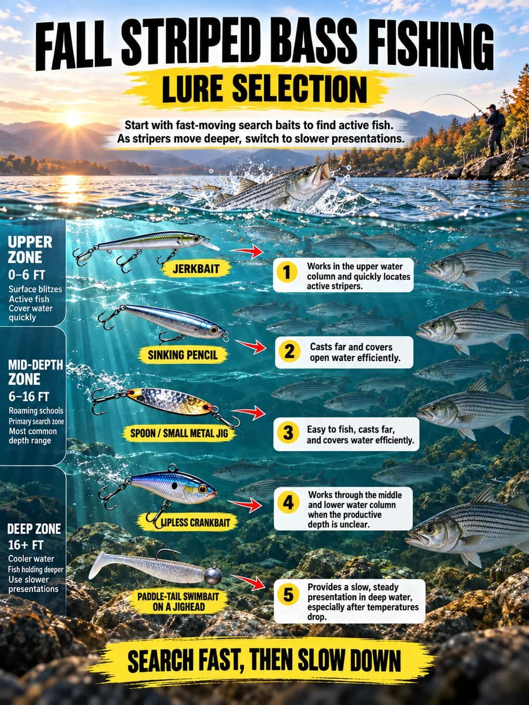 best lures for fall striped bass 5