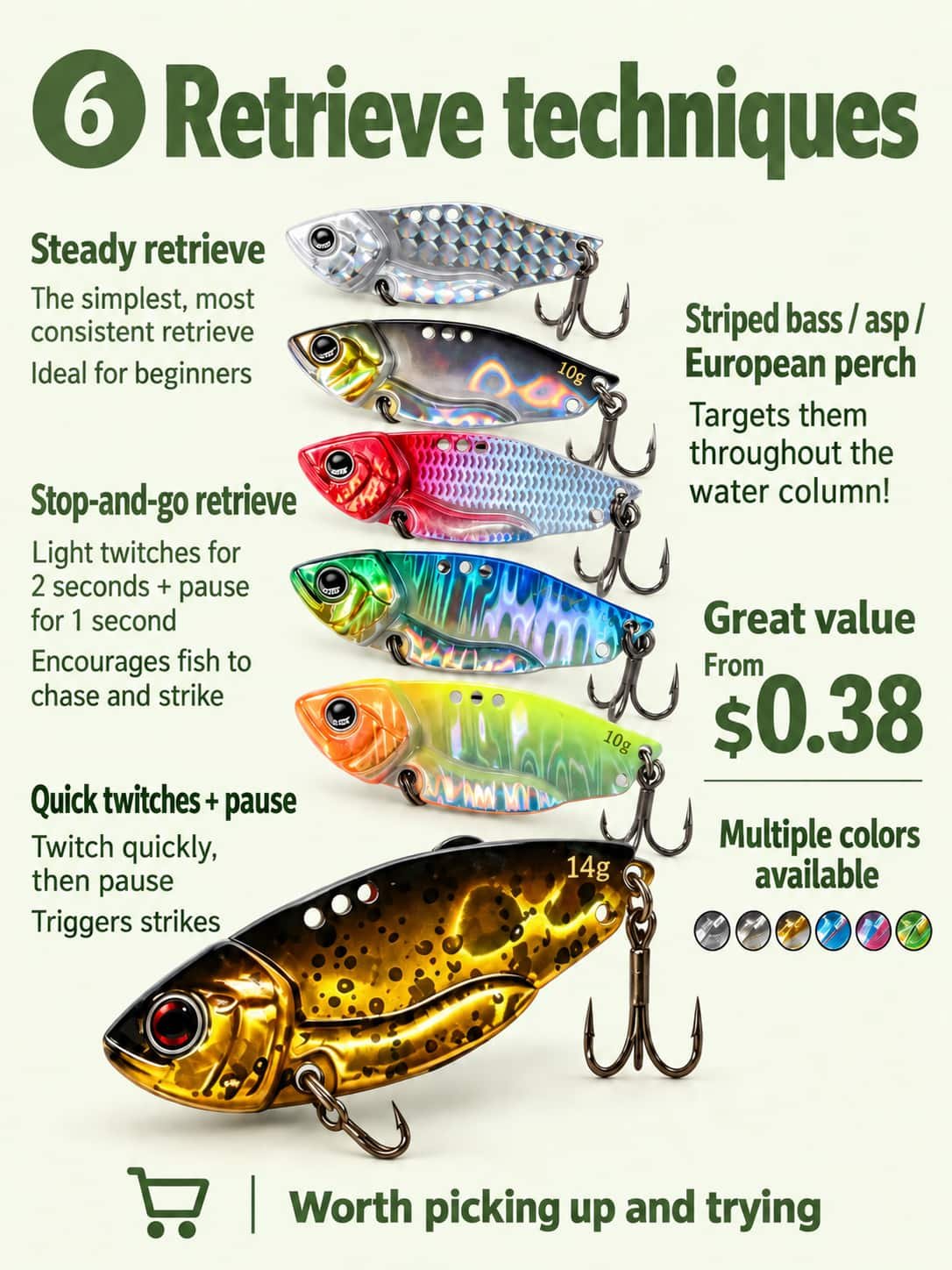 blade bait retrieve techniques 6