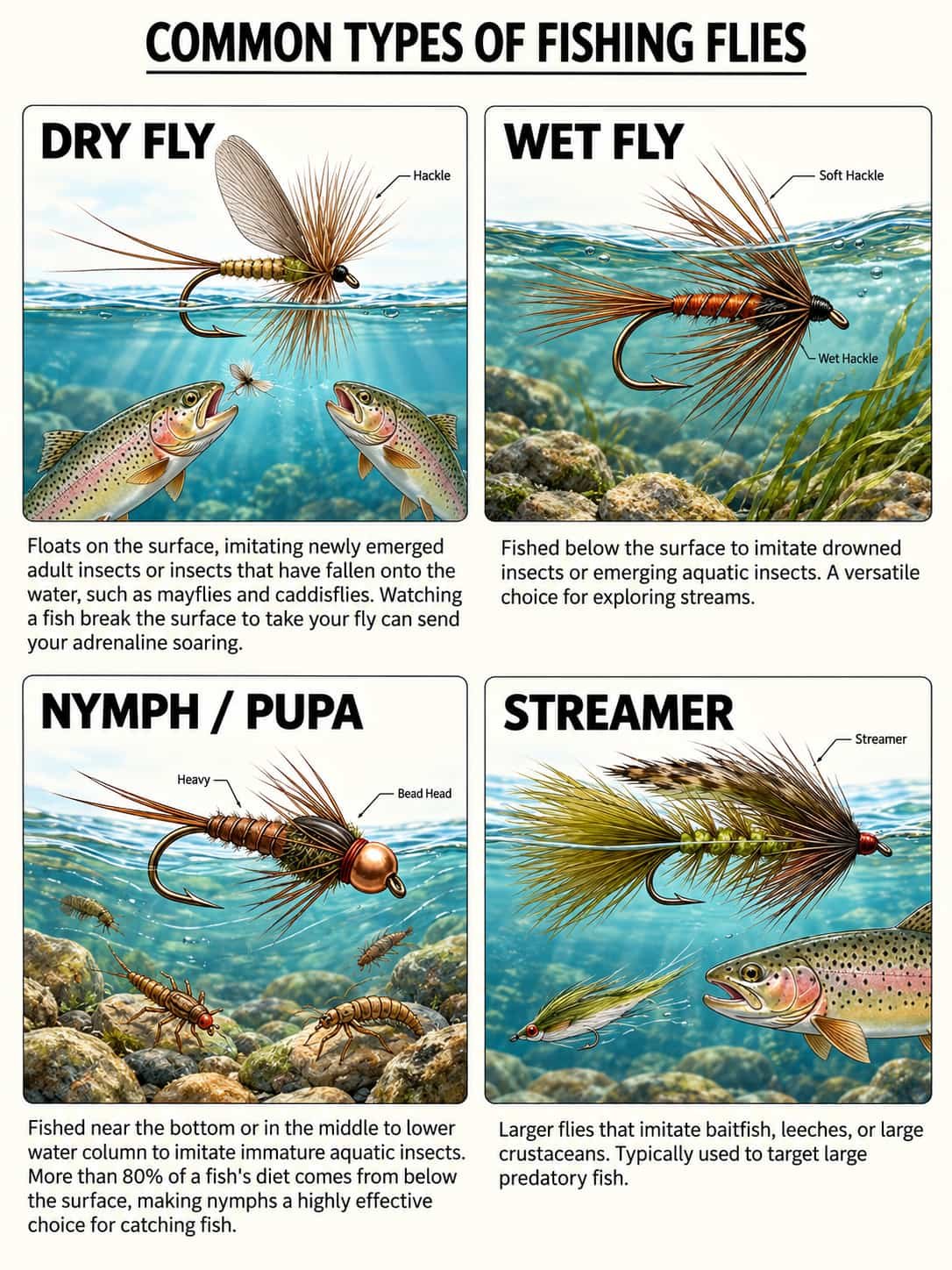 common types of fishing flies 2