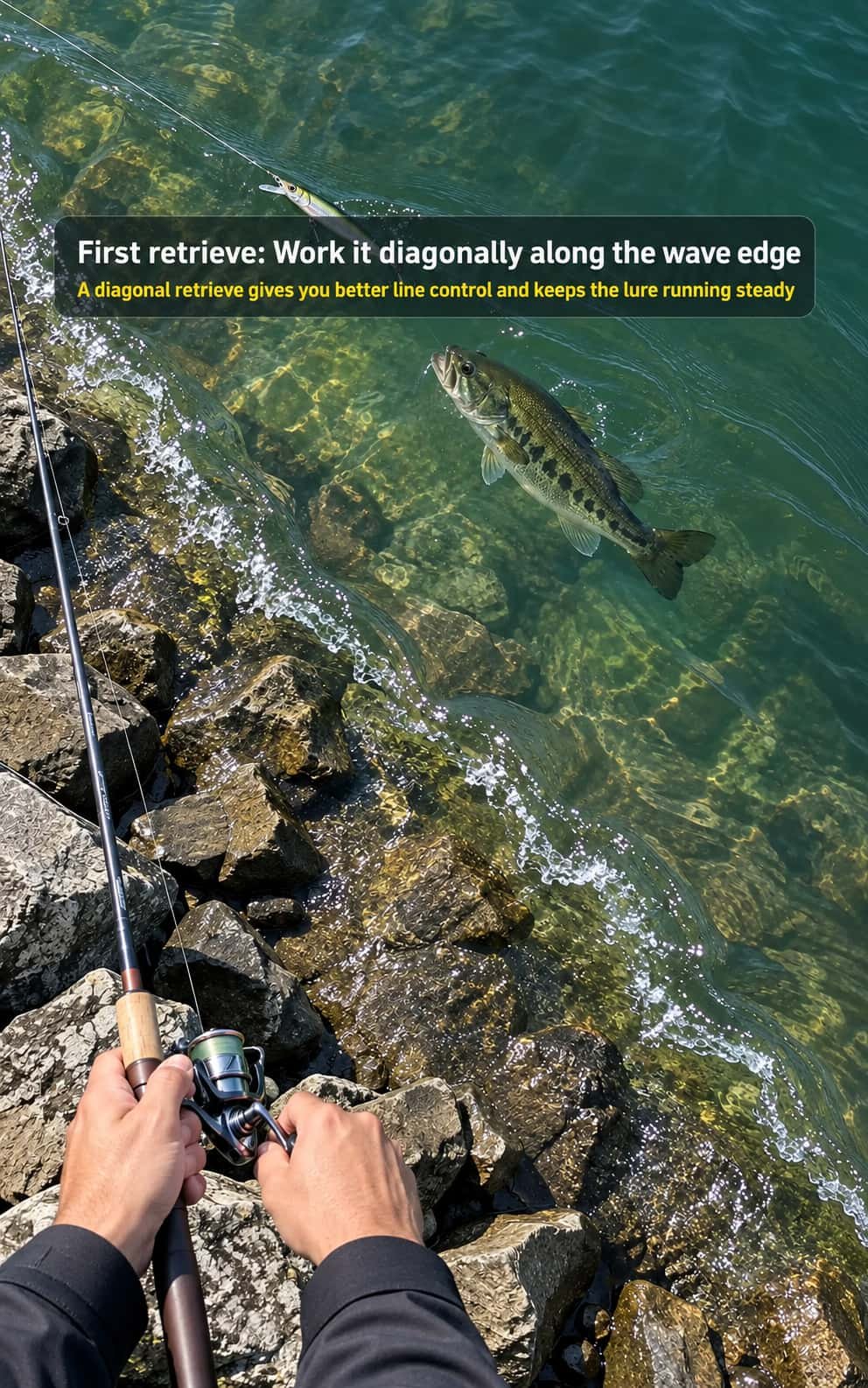 diagonal retrieve wave edge fishing 4