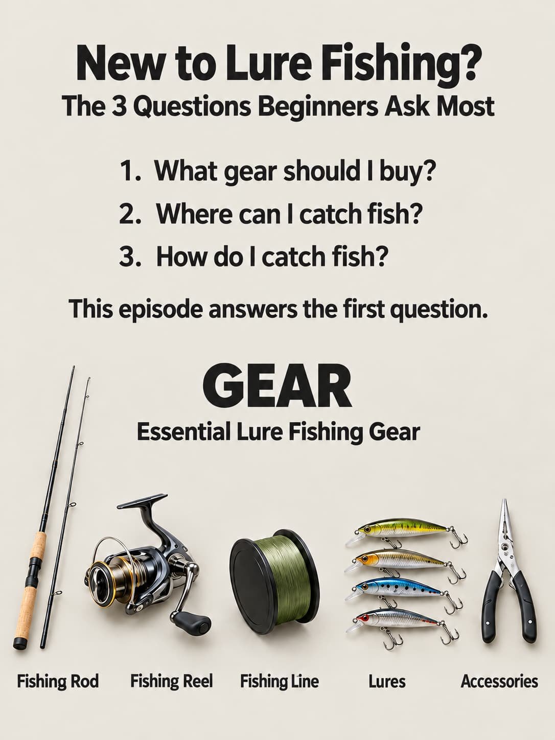 essential lure fishing gear for beginners 2