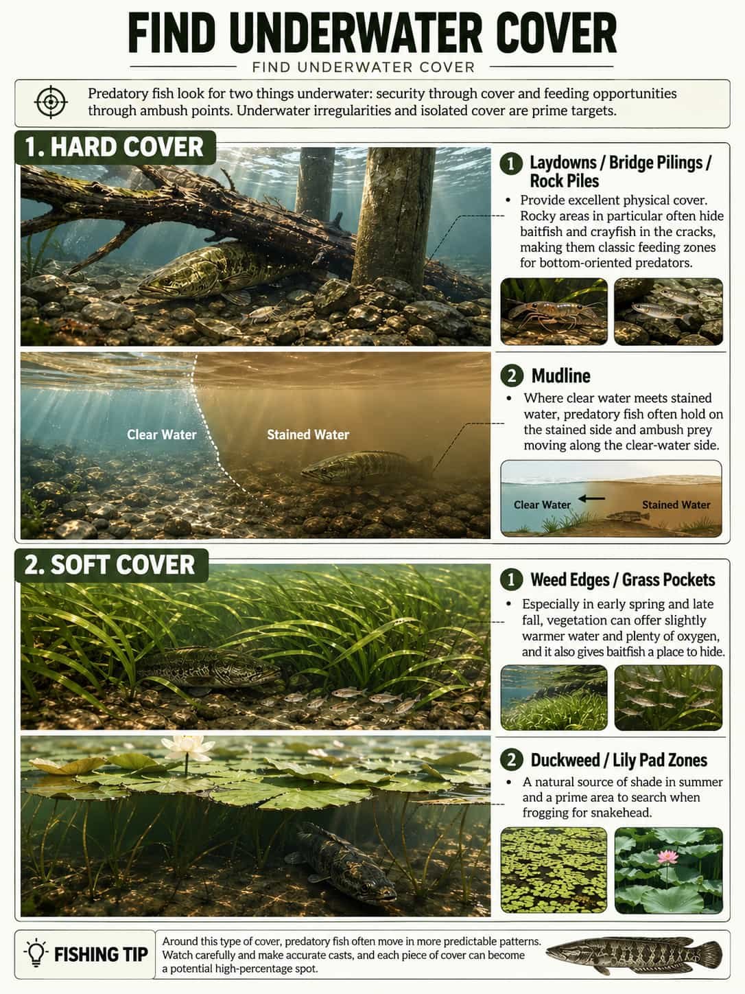 find underwater cover for fishing 2