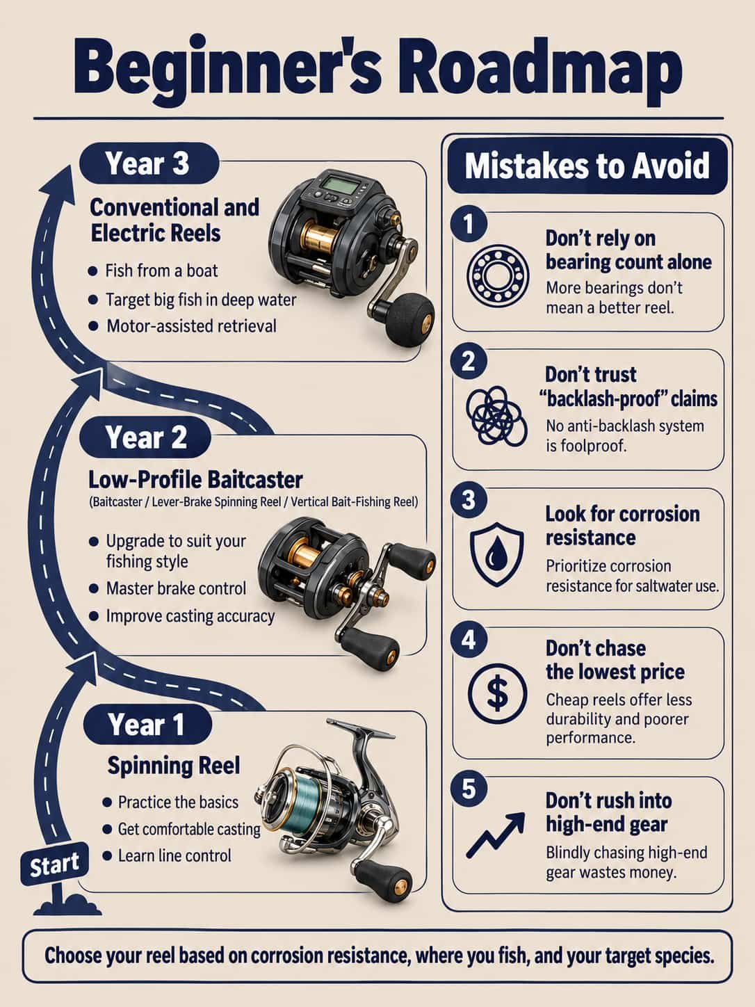 fishing reel roadmap for beginners 9
