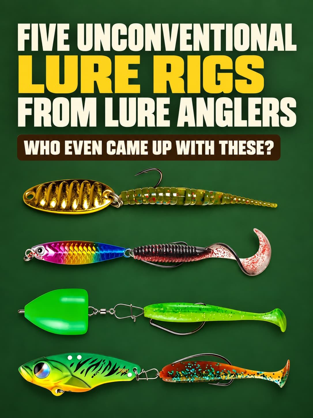 five unconventional lure rigs 1