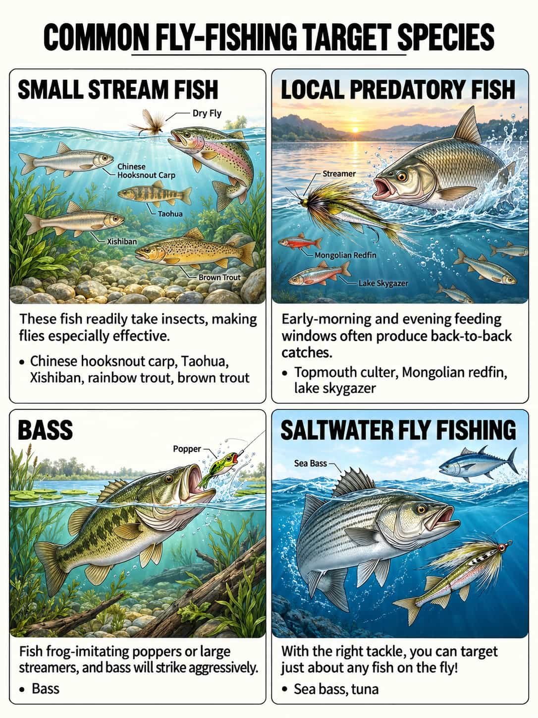 fly fishing target species 3