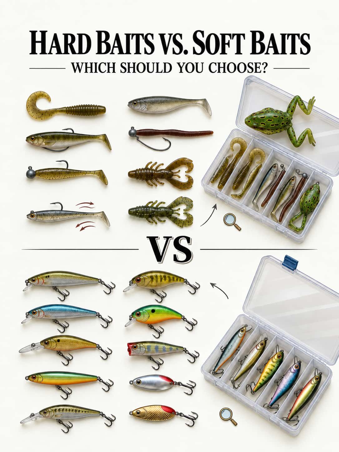 hard baits vs soft baits 1