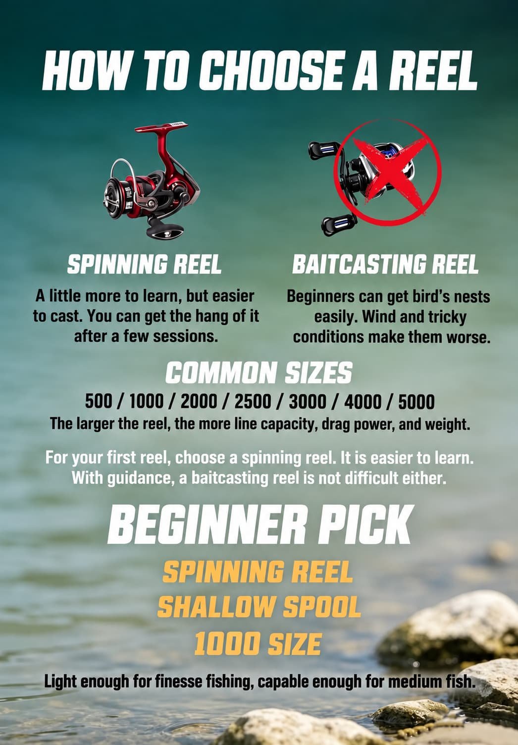 how to choose a fishing reel 2