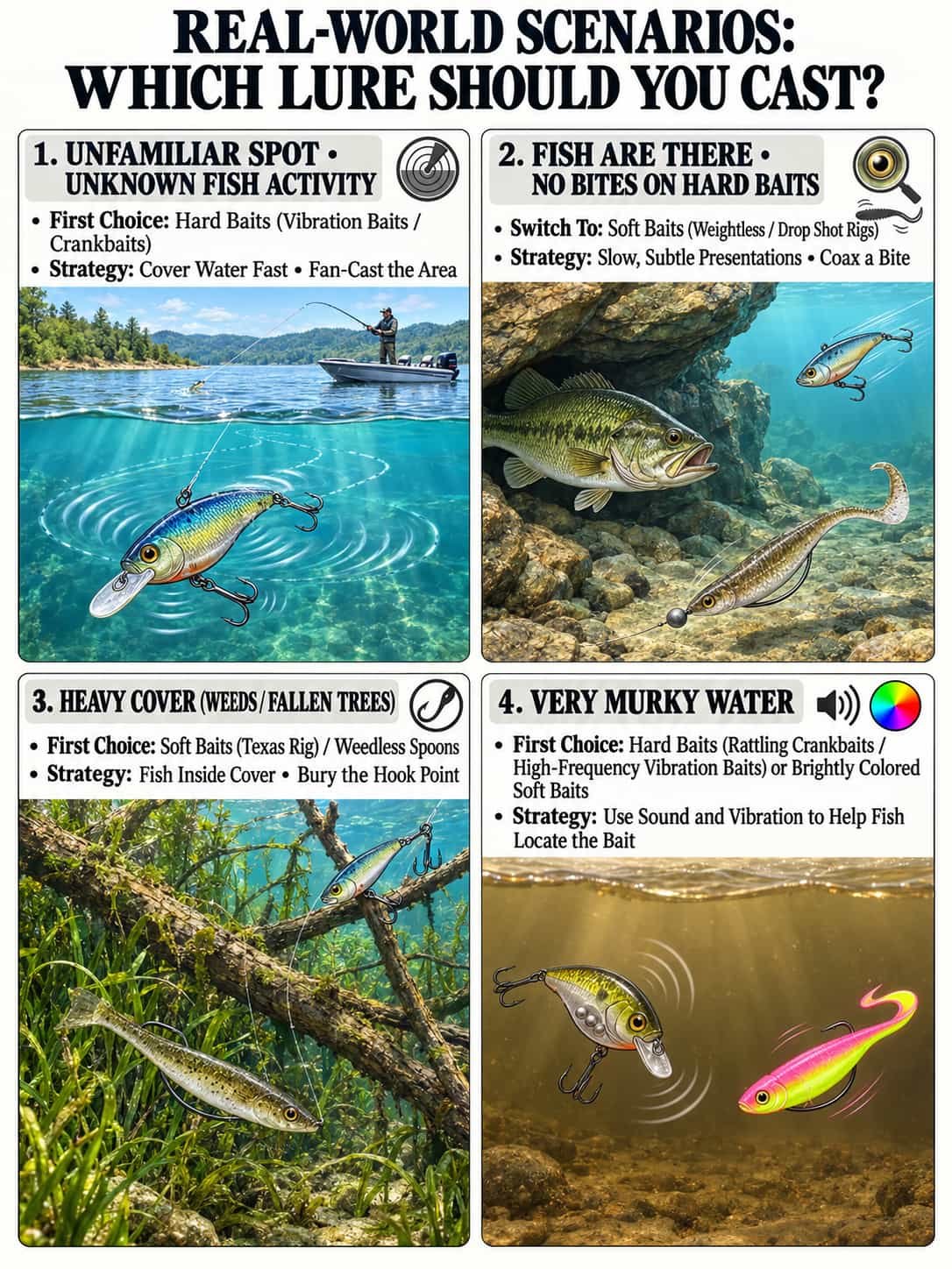 how to choose fishing lures for different conditions 4