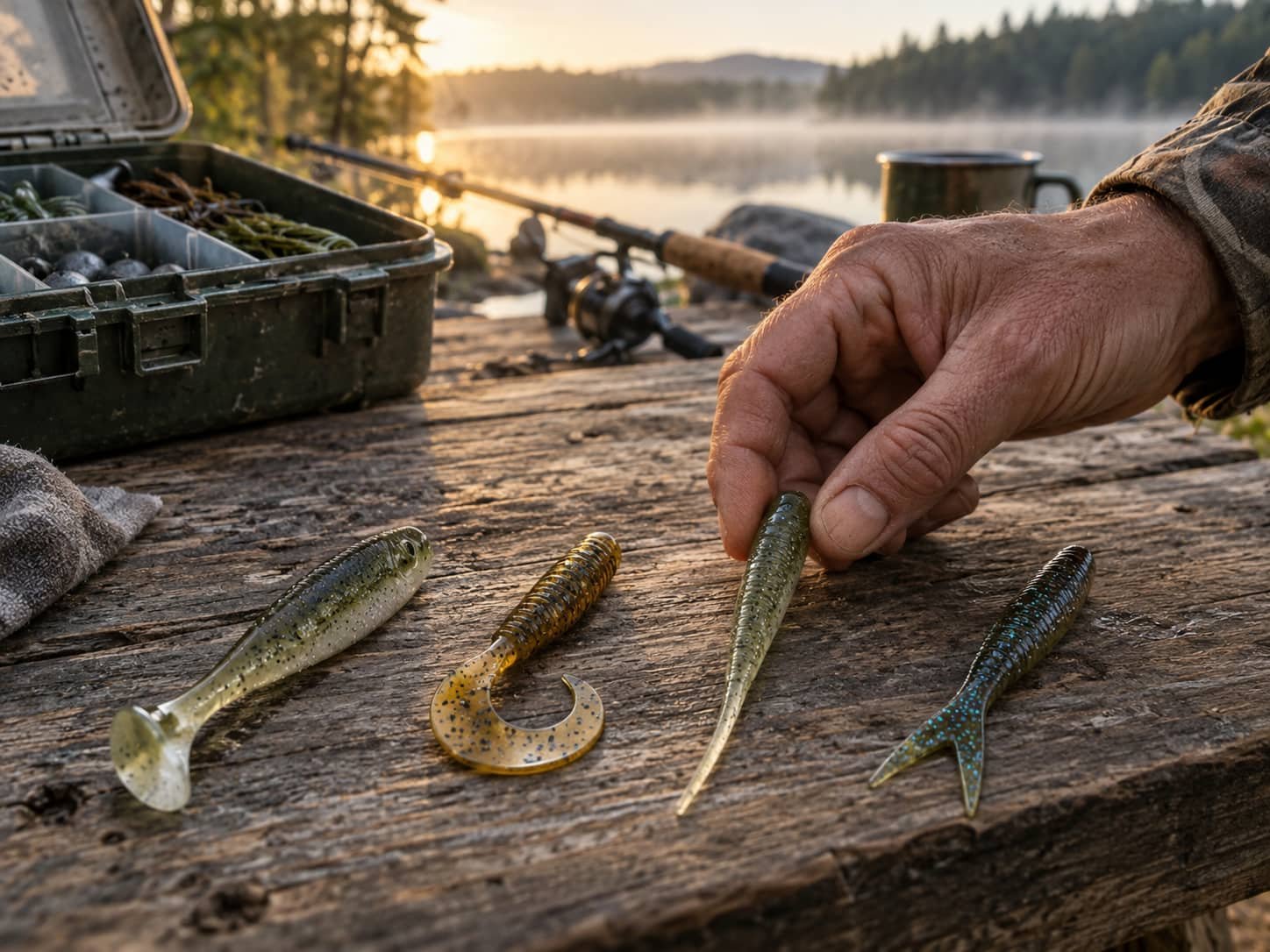 How should beginners choose soft lures for lure fishing?