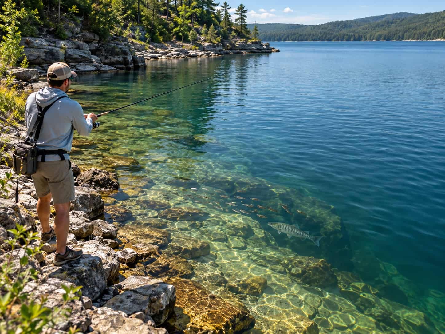 How to Find Fish in New Water by Testing Different Depths