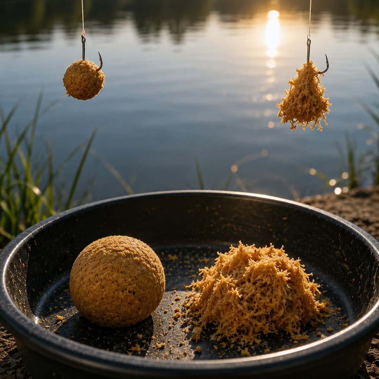 Is it bait kneading or bait pulling?