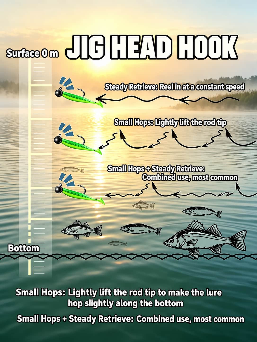 jig head fishing techniques 3