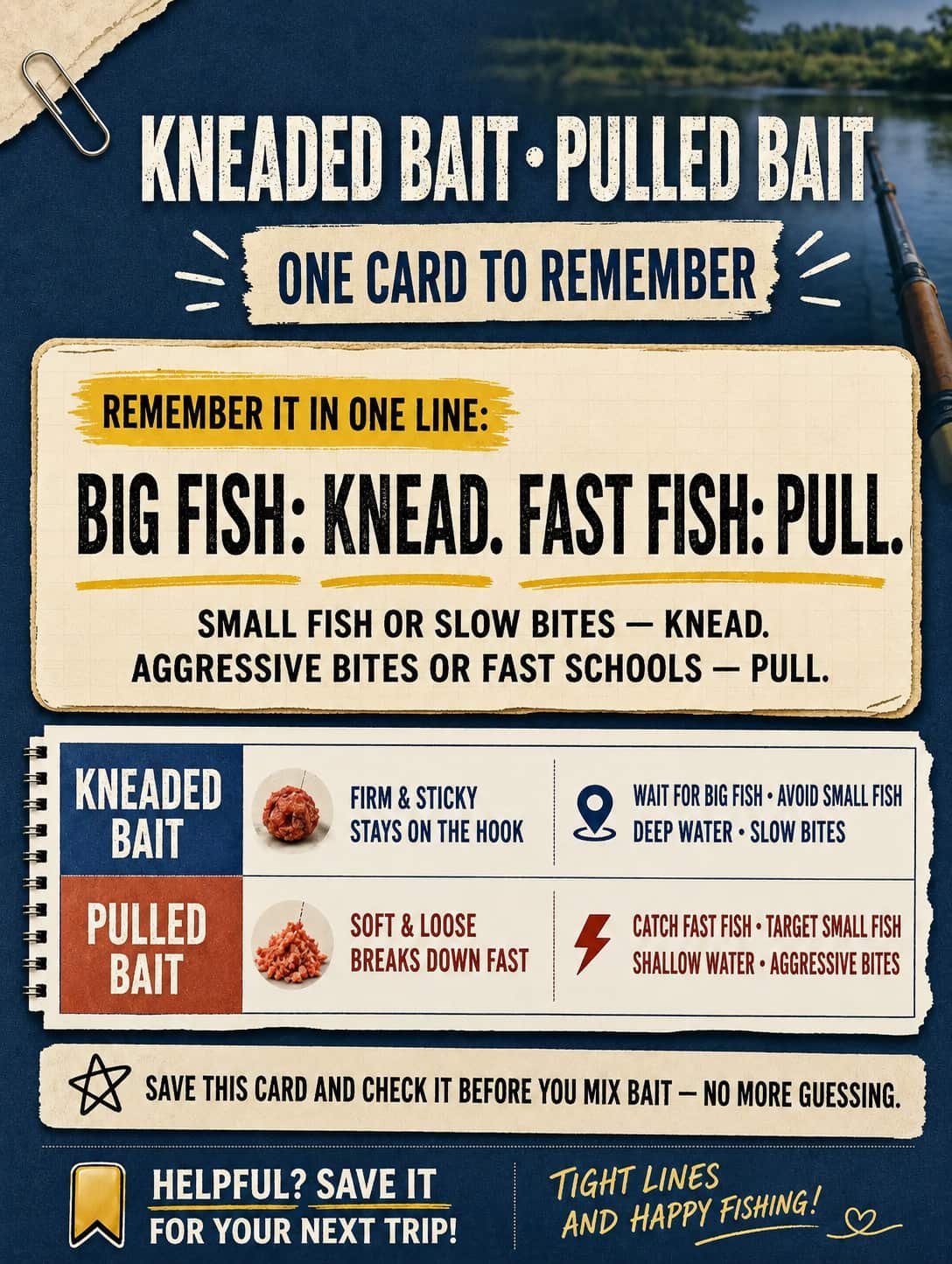 kneaded vs pulled bait guide 6