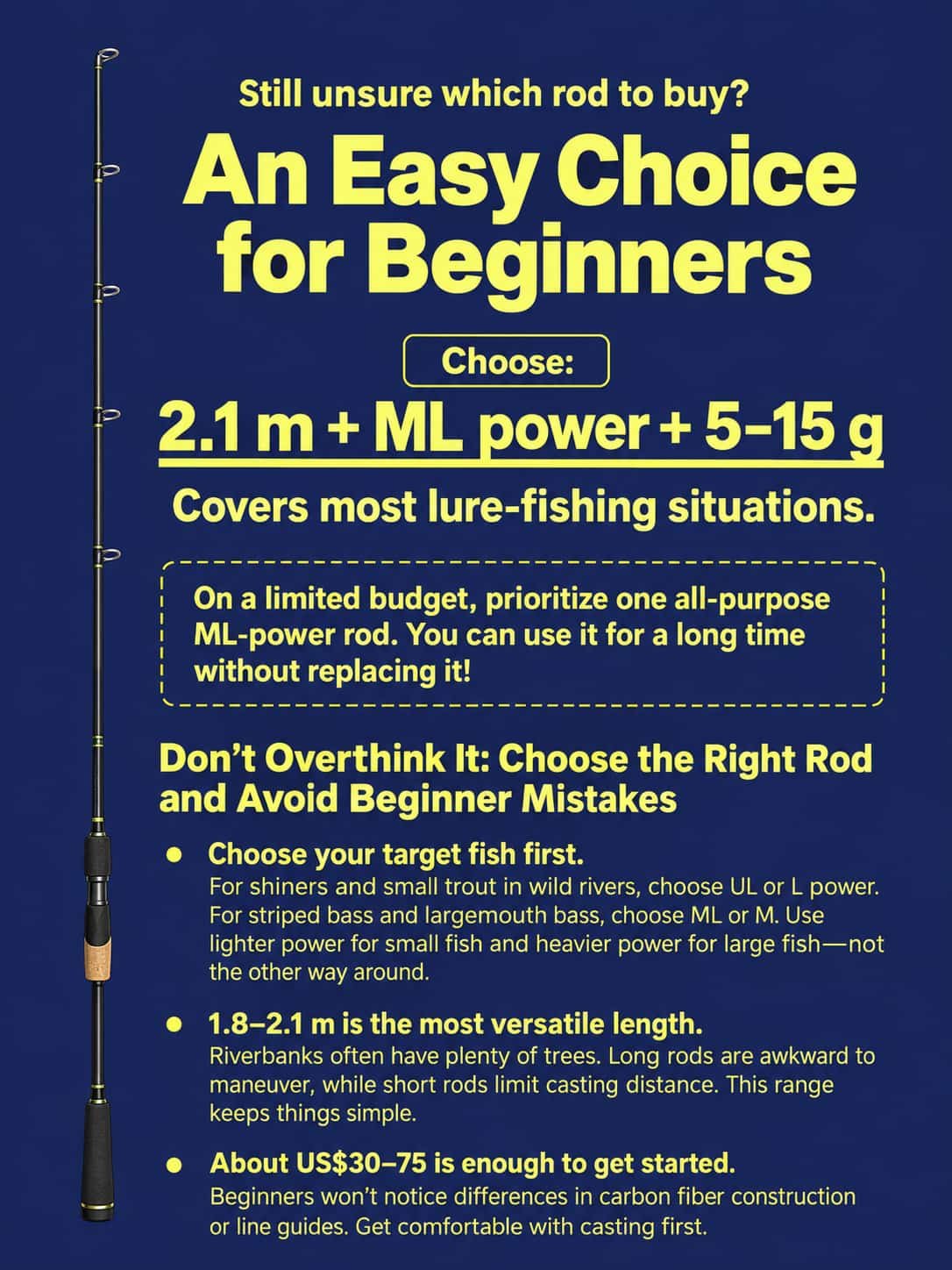 lure fishing rod for beginners 5
