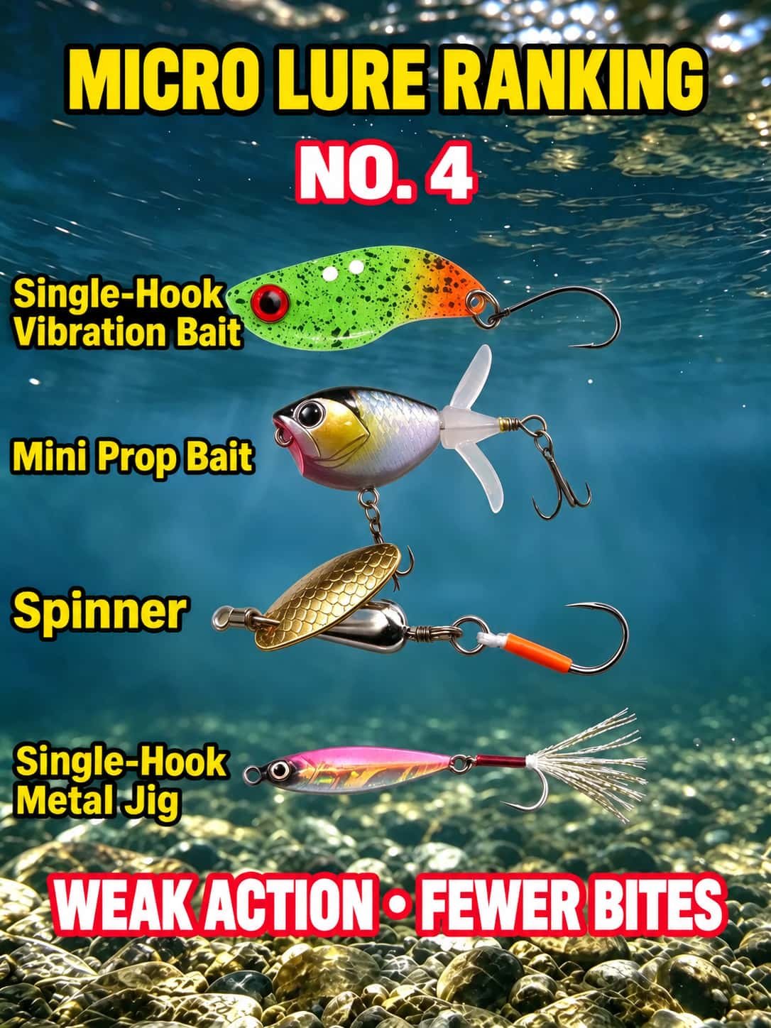 micro lures with fewer bites 1