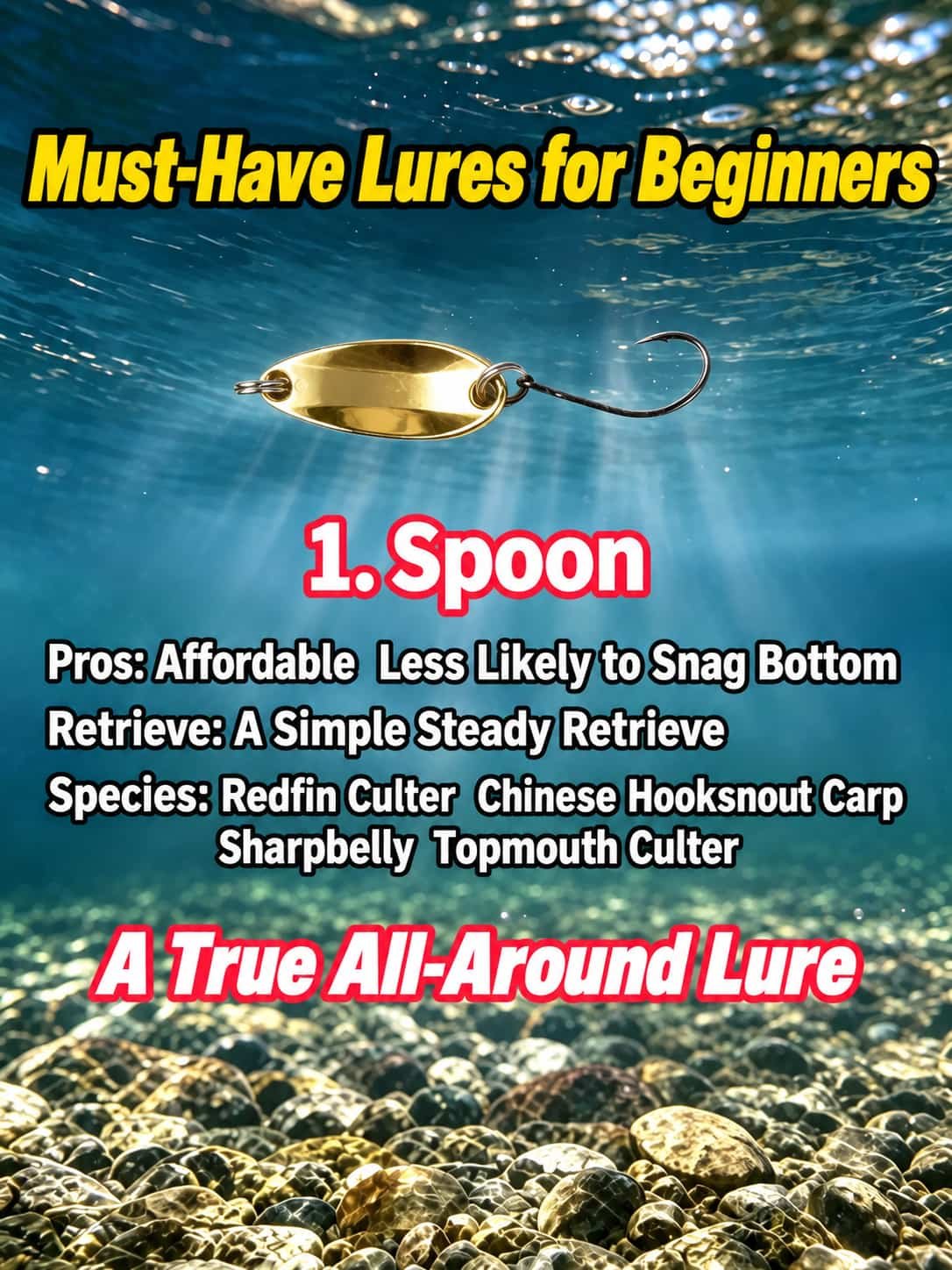 must have spoon lure for beginners 1