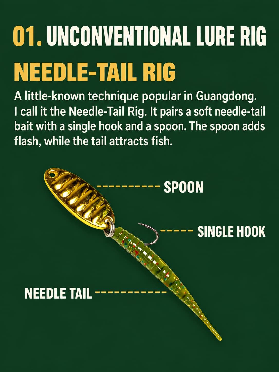 needle tail lure rig 2