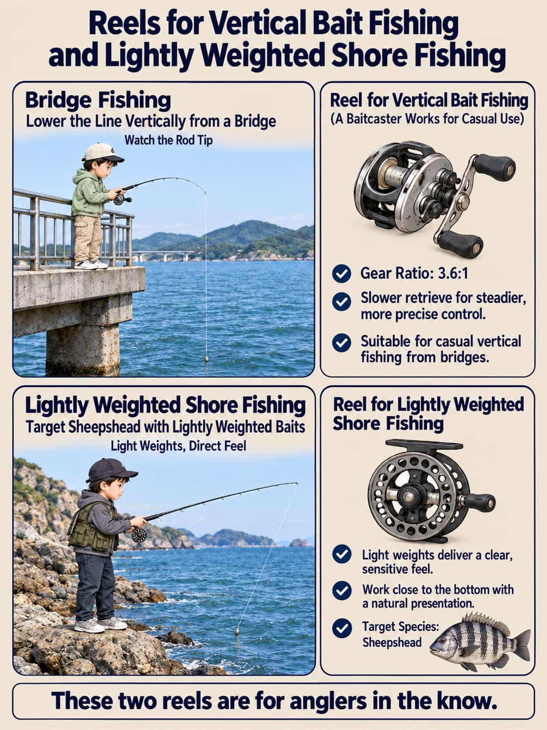 reels for vertical bait and lightly weighted shore fishing 7