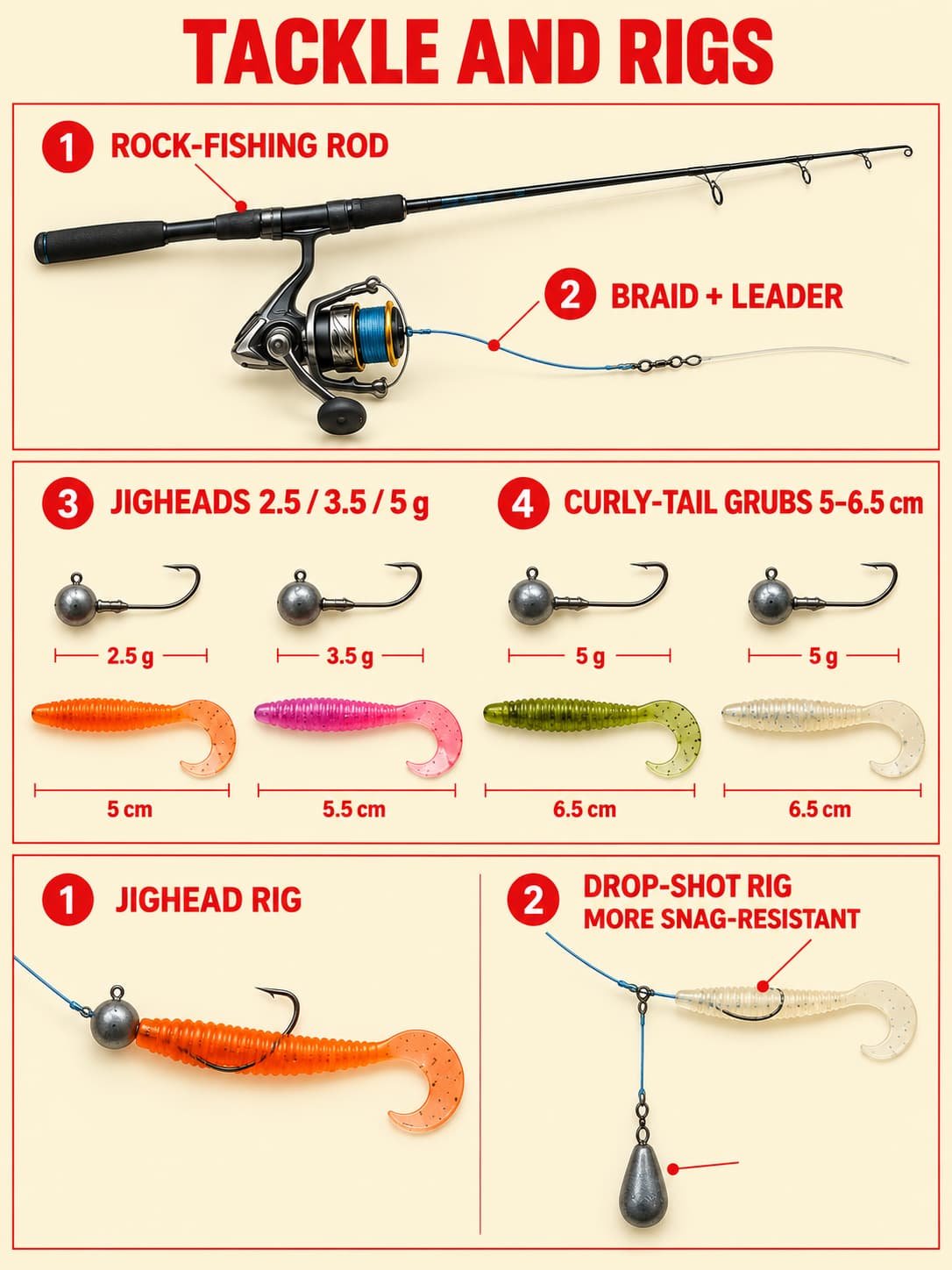 rockfish shore fishing tackle and rigs 3