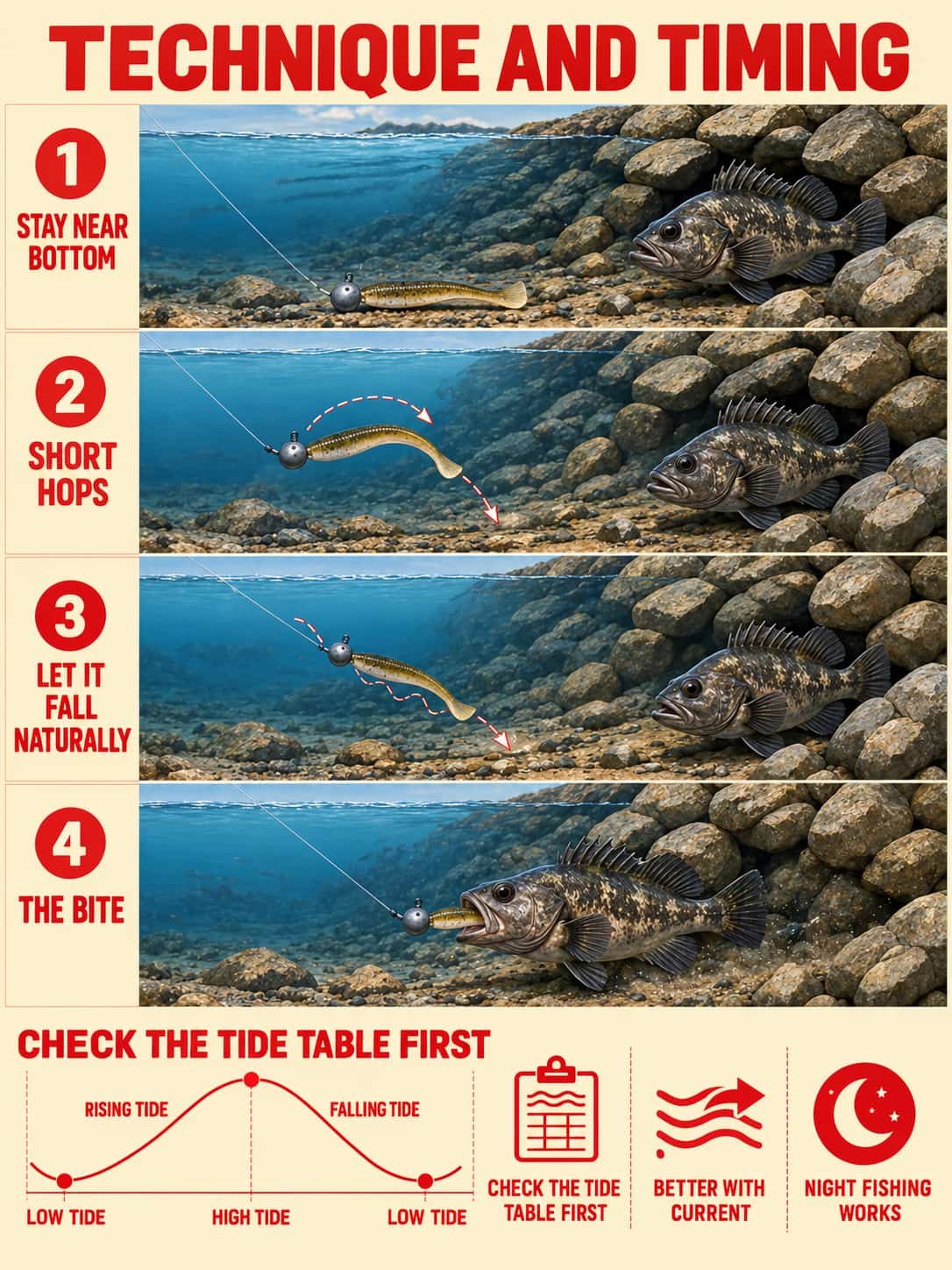 rockfish shore fishing techniques and timing 4