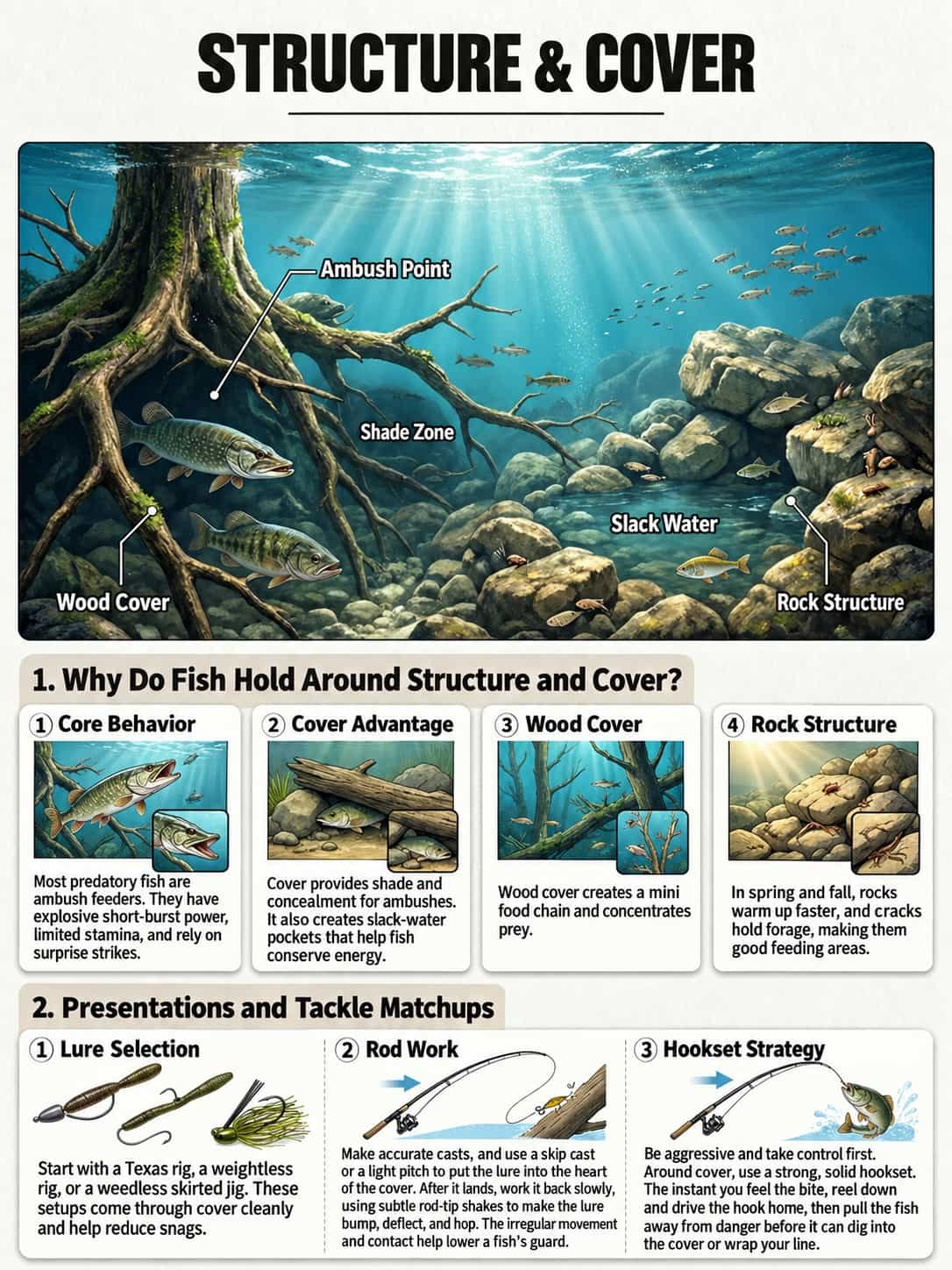 structure and cover fishing spots 2