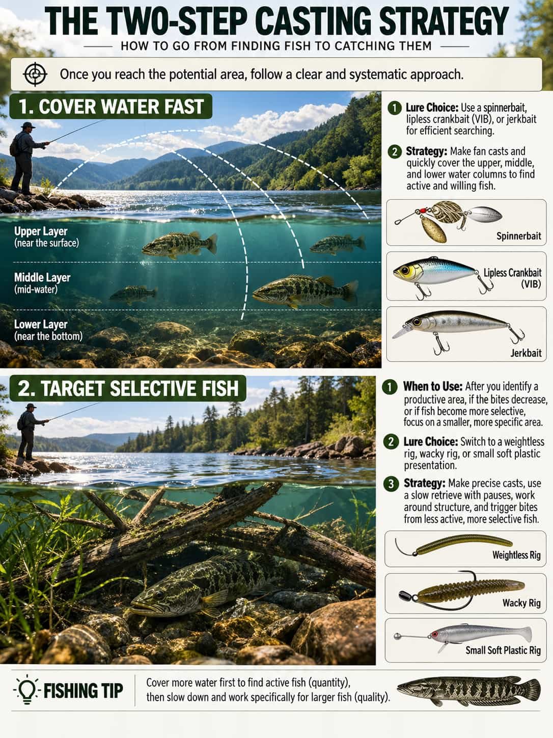 two step casting strategy for fishing 5