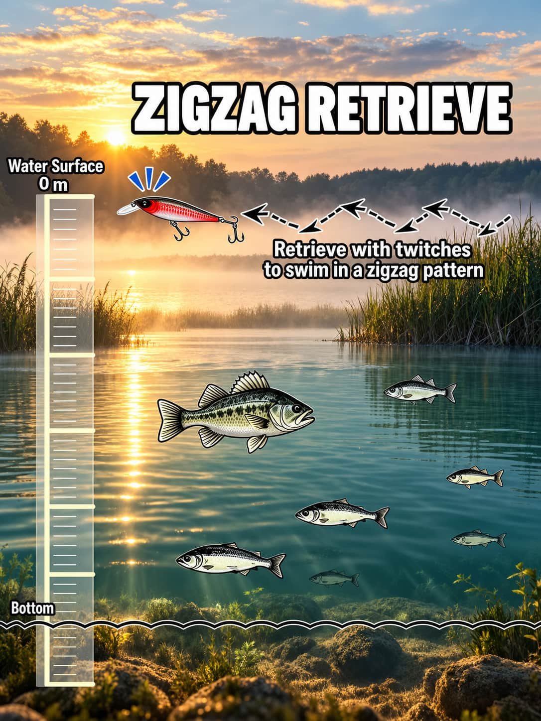 walk the dog fishing technique 8