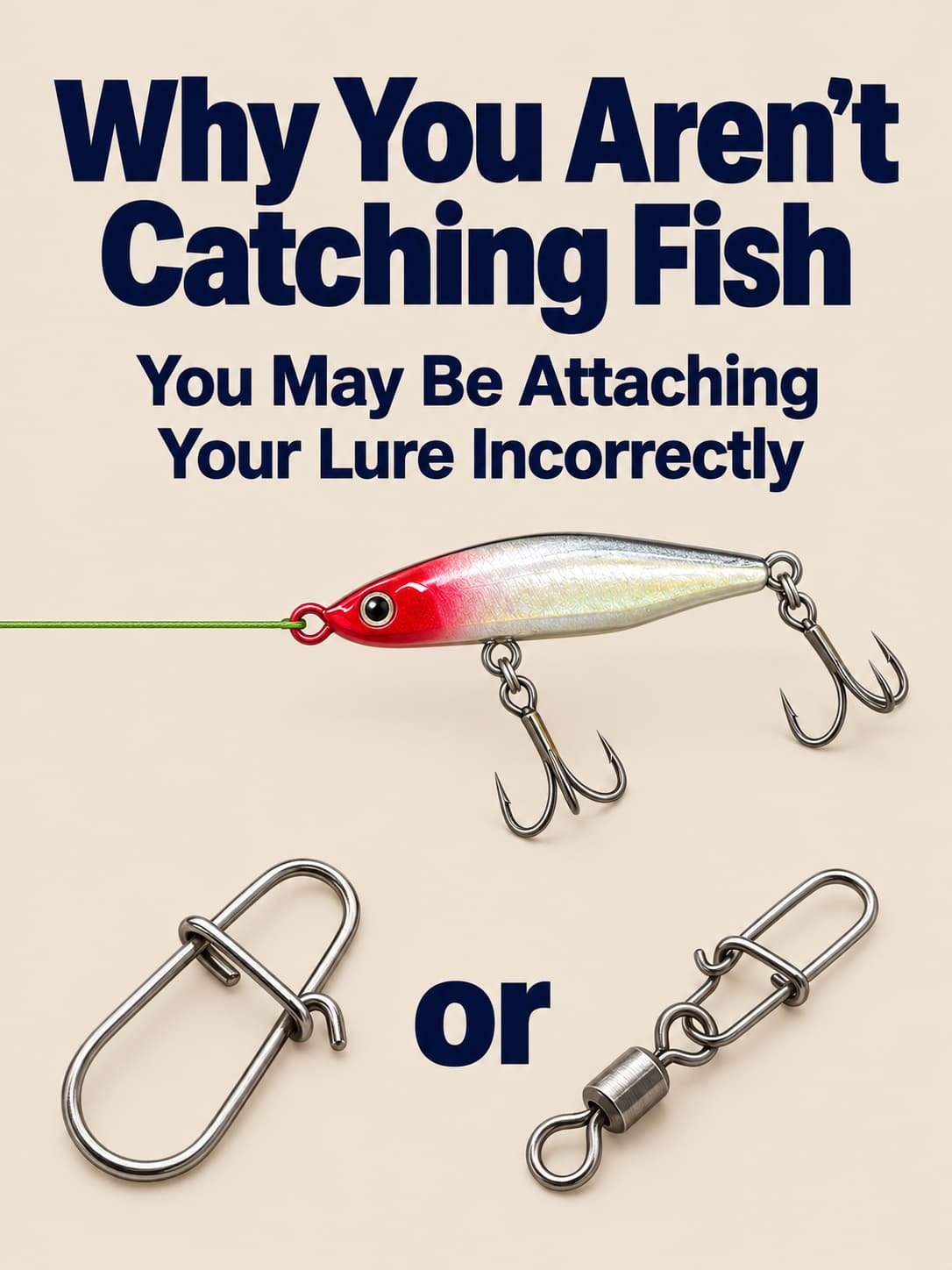 why you arent catching fish with lures 1